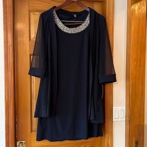 NAVY FORMAL DRESS SET